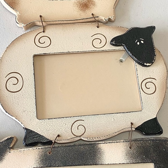 Pier One Farmhouse Picture Frames Connected Wall Hanging - Picture 3 of 8